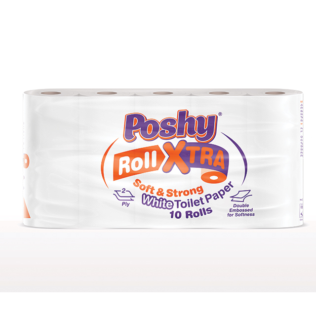 Poshy White Roll xtra Tissue Paper 10's